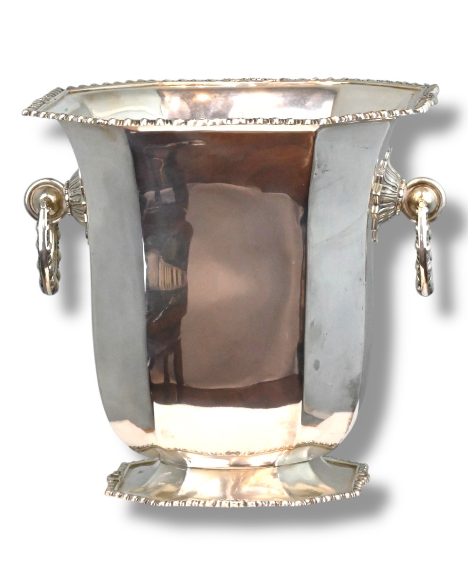 Secchiello Porta Champagne in Argento 800 - Italia XX Secolo